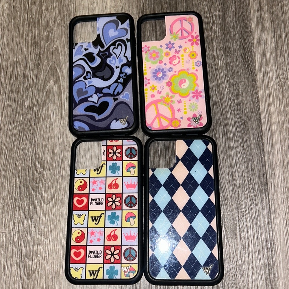 Bundle of 4 Wildflower iPhone 11 Cases